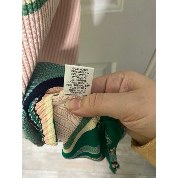 Tuckernuck Stevie Knit Striped Maxi Dress Size Medium - Picture 8 of 9